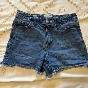 High rise Jean shorts
